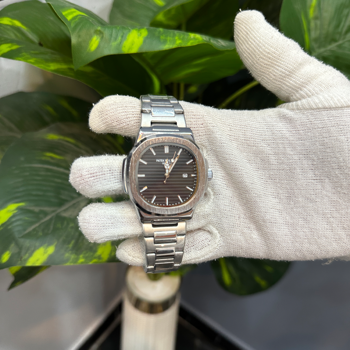 Premium Silver Stainless Steel Men's Watch – multiple Dial colours Luxury Automatic Analog Wrist Watch