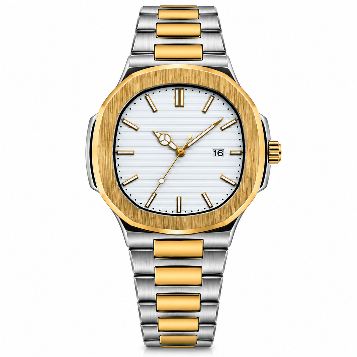 Premium Silver Stainless Steel Men's Watch – multiple Dial colours Luxury Automatic Analog Wrist Watch